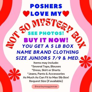 JUNIORS 7/9 Sizes! Spring 5 lb Box of Items Discount Shipping! Closet Clo…